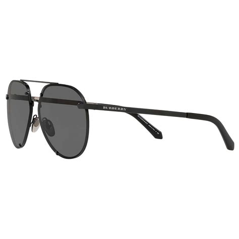 burberry black aviator sunglasses